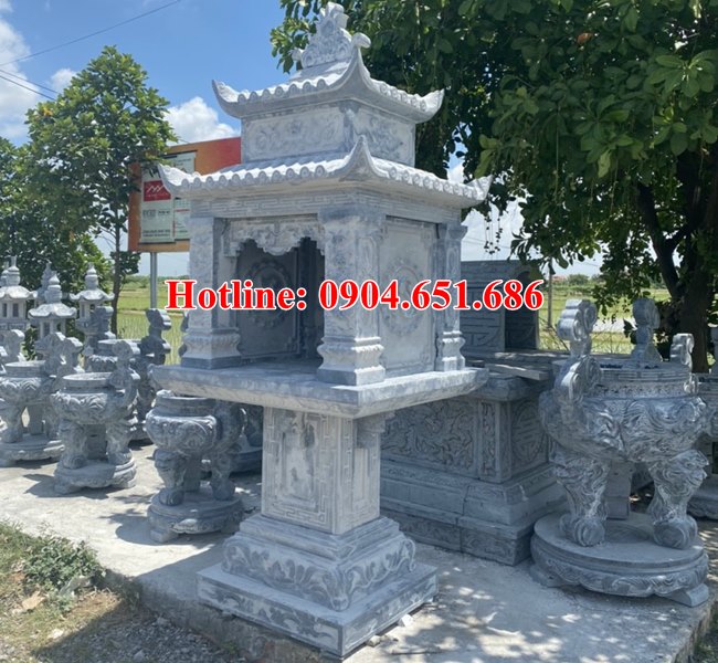 Củng thờ ngoài trời đẹp -  Địa chỉ bán củng thờ bằng đá khối